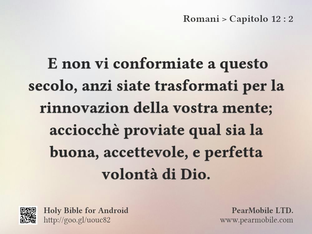 Romani, Capitolo 12:2